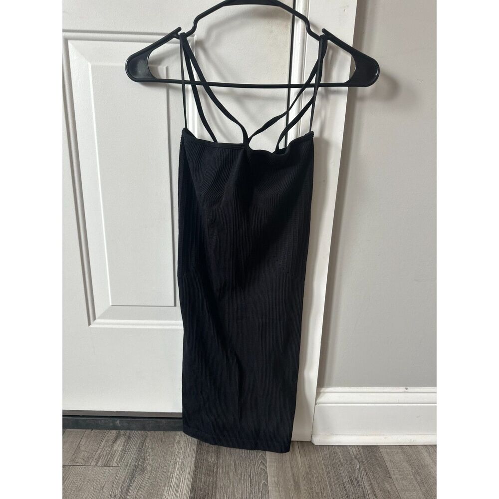 NWT Zara Ribbed Limitless Contour Collection Mini Dress - Picture 1 of 5